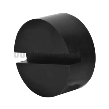 2pcs/veliko Universal Black Zarezano Okvir Železniškega Tla Jack Stražar Adapter Dvigalo Gumijasto podlogo