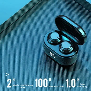 A6 TWS Bluetooth Brezžične Slušalke Ipx5 Vodotesne Slušalke Šport Čepkov Glasbe Mini Slušalke Za Huawei Xiaomi Samsung Iphone