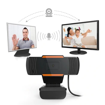 1080P HD Webcam PC Mini USB 2.0 Spletna Kamera Z Mikrofonom USB Računalnik, Kamera Za Webcam Live Streaming 1080P/480P