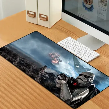 Sovawin Za Star Wars Mouse Pad Igralec 80x30cm XL Desk Mat Gaming Mousepad Računalnik Velike Gume za Zaklepanje Rob Tabela Mat Cs Pojdi