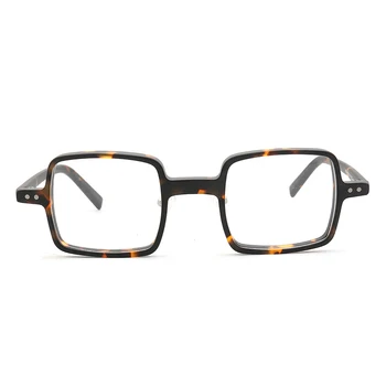 Ženske Letnik Kvadratnih Eyeglass Okvirji moški Modni Očala Nerd Očala okvirji retro jasno tortoise svetlobe hipster očal okvir
