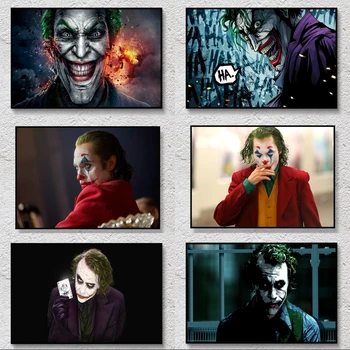 DC Film Joker, Plakati, Platna Slike na Steni Stripi Wall Art Slike Joaquin Phoenix Film Plakati