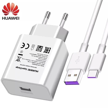 Huawei USB Polnilnik Steno Potovanja veliko polnjenje Hitro Prvotne 5V4.5A 5A USB Tip C Kabel P20 Pro Lite P10 P9 Plus Mate10 Mate9