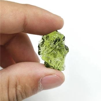 Naravni Moldavit Zelena češka Meteoriti Mineralnih Vzorec Surove Quartz Kristal Zdravljenja Kristalni Kamen DIY Nakit Darilo Doma Decora