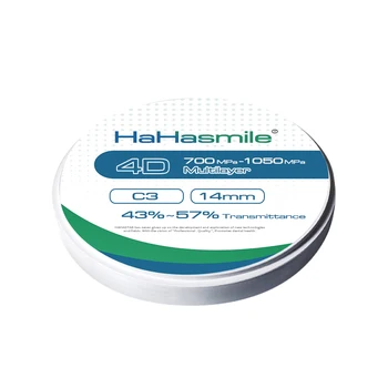 Hahasmile 4D-Pex-98-C3 Začasno Zob Zamenjava Materiala Polnjenje Zob Nadomestiti Manjkajoče Proteza Lepilo Zob