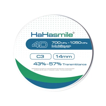 Hahasmile 4D-Pex-98-C3 Začasno Zob Zamenjava Materiala Polnjenje Zob Nadomestiti Manjkajoče Proteza Lepilo Zob