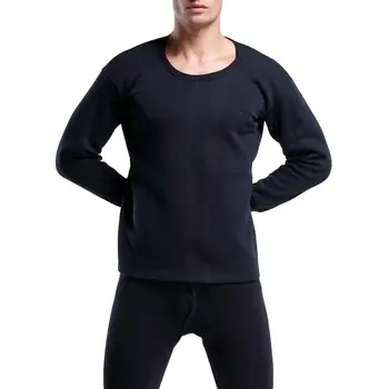Moda Zimske Moške Ultra Mehka Toplotne Perilo iz Top T-shirt + Dolge Hlače nova