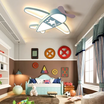 Letalo otroci nordijska otroška soba, spalnica dekor led lučka za samosprožilec sveti prostor zatemniti stropa, svetloba domačega dekoracijo lamparas