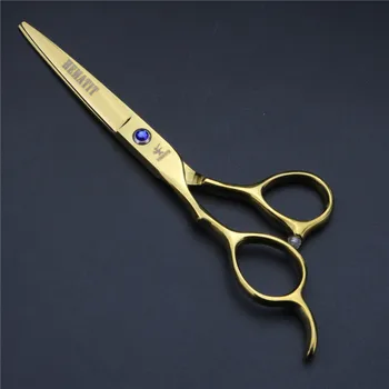 6 inch levi strani las škarje nastavite frizer profesionalne frizerske škarje Japonska 440C rezanje in redčenje škarje