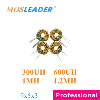 Mosleader 9x5x3 100 KOZARCEV 300UH 600UH 1MH 1.2 MH 9*5*3 Izolacija žice obroč induktorji Toroidni induktorji Mn-Zn Zelena induktorji
