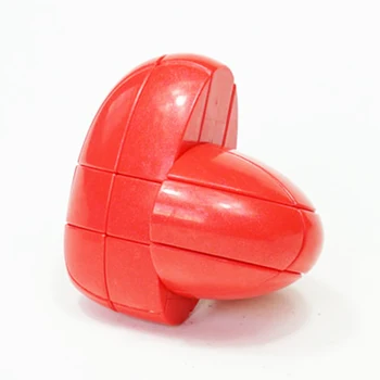 YJ Srce 3x3x3 Kreativni obliki Srca Magic Cube Rdeča/Modra/Roza Hitro Sestavljanke, Kocke, Otroci Igrače, Izobraževalne Igrače Brezplačna Dostava