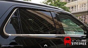 Za Ford Explorer 2011 2012 2013 2016 iz Nerjavečega Jekla Lowetr Dnu okna okvir polico Kritje Trim 6pcs avto dodatki