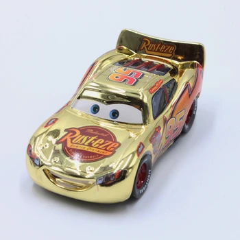 Disney Pixar Cars Nanašanje Zlata, Srebrna Strela McQueen 1:55 Obsega Diecast Kovinske Zlitine Modle Srčkan Igrače Za Otroke Darila