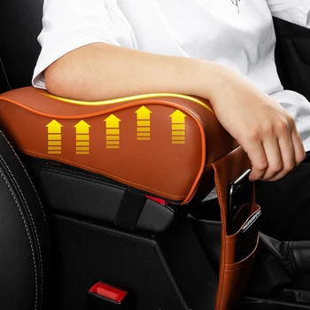 1 kos Univerzalno spominske pene avto armrest pad sredinski konzoli naslonom za roke varnostne polje pad zaščito avtomobila avto obliko