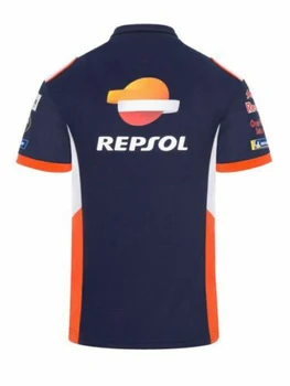 Poletje dihanje majica 2020 Hrc Dirke Motociklističnega Polo Majica Za Repsol Honda Moto GP Team Bela Majica Polo Motor T-shirt