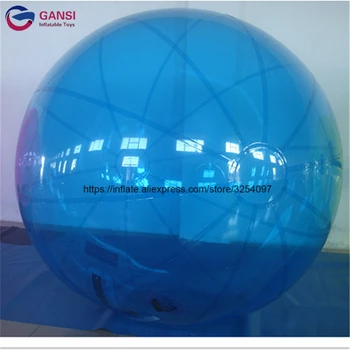 2 m premera, napihljivi vodni žogo za izobraževanje po meri barve 1,0 mm PVC visoke kakovosti zraka človekovih lignji zorb ball za prodajo