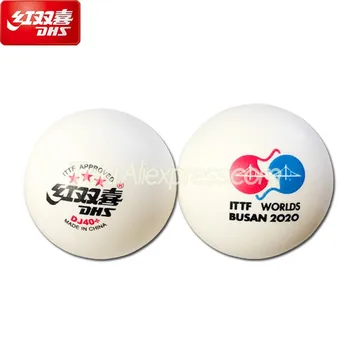 Novo leto 2020 BUSANU DHS DJ40+ 3-Star Namizni Tenis Žogo ITTF 2020 BUSANU SVETOVNEGA Prvenstva Plastike ABS DHS 3 Star Ping Pong Žogice