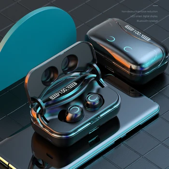 TWS Slušalke G08 Brezžične Slušalke Bluetooth 5.1 HI-fi Slušalke IPX7 Nepremočljiva Z Led Display-em in Polnjenje Box