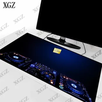 XGZ Glasbe Dj Gramofoni Velike Gaming Mouse Pad Igralec Zaklepanje Edge Tipkovnica Mat Nepremočljiva Desk tipke za CSGO Dota Igre