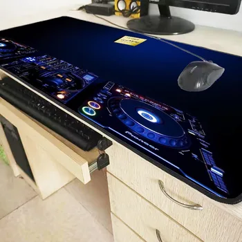 XGZ Glasbe Dj Gramofoni Velike Gaming Mouse Pad Igralec Zaklepanje Edge Tipkovnica Mat Nepremočljiva Desk tipke za CSGO Dota Igre