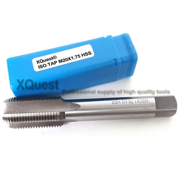 XQuest HSS Metrični navoj strani tapnite M20 M20X2.5 M20X2 M20X1 M20X0.75 M20X0.5 levo roko Naravnost Flavta plug pipe M20X1.5 M20X1.25