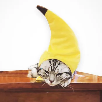Snailhouse 2019 Nove Hišne Klobuk Banana Obliko Ustvarjalnega Obleko Gor Smešno Mačka Festival Smešno Pokrivala Banana Pokrivala Srčkan Glavo Darilo