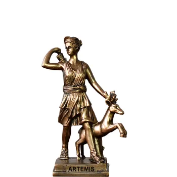 Luna Lov Boginja Artemis Kiparstvo Smolo Dekoracijo Evropske Letnik Bar, Restavracija Zaslon Foto Rekviziti