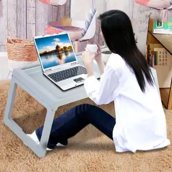 Zložljivi Laptop Stand Imetnik Študija Tabela Desk Zložljive Računalniški Mizi za Raztegljiv Kavč Čaj, ki Služijo Tabela Stojalo