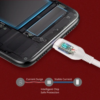 Snowkids Kabel Lightning na USB Kabel za Sinhronizacijo Podatkov, Polnilec za iPhone 11X8765XR XsMax iPad iPod Stanuje iOS14