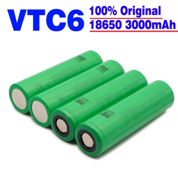 Original 18650 baterijo VTC6 3,7 V 3000mAh 18650 polnilna baterija za us18650 vtc6 3000MAH 30A Luč Igrače Orodja