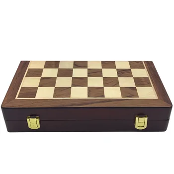 Easytoday Kovinsko Svetleče Zlati in Srebrni Šahovske Figure, Trdne Lesene Zložljive Šah Odbor Visoko Stopnjo Strokovne Šah Igre Set