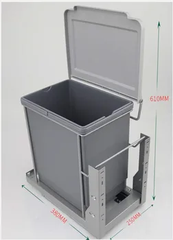 Vgrajeno Kuhinjo Smeti Koš za smeti Skriti Slog Izvlecite Dustbin Sodobne Zložljiva Kuhinja Smeti Smeti Visoke Kakovosti