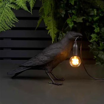 Ptica Svetilka LED stenska svetilka z priklopite kabel Dnevna Soba postelji Osvetlitev Hodnika Restavracija Doma Dekor Ptica Stenske Luči Fixtur