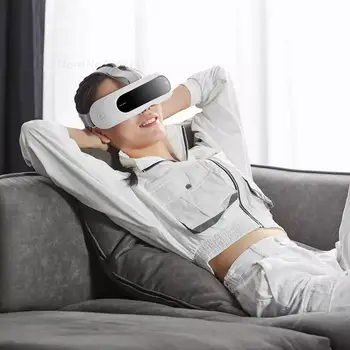 Youpin LF Oči Massager Ogrevano Simulacije Masaža Vroče Stiskanje Utrujenost Lajšanje Brezžično Smart Oči Masko Terapija za Študente