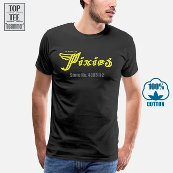 Majica Doma 2018 Nove blagovne Znamke Tee Bombaž Oblačila Novih Moških Pixies Rock Band Bodybuilding T Shirt Natisniti Tee Rokavi Moški Kratek Rokav