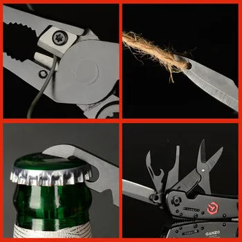 Ganzo Orodje Nož Multitools Plier G302B G302H Ganzo Survival Nož Zložljiva Plier EOS Prestavi Večnamensko Orodje Plier Kampiranje