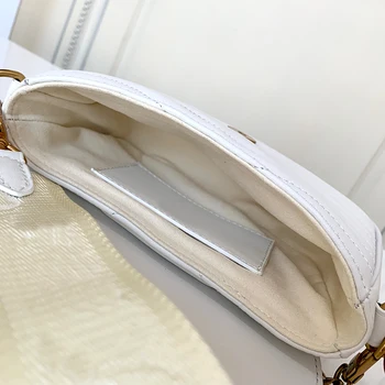 Francoski vvl Ženska 2021 Nov modni Joggling verige vrečko usnje navzkrižno telo eno-ramo torbici