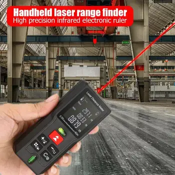 40/60/80/100m Laser Rangefinder Distance Meter Range Finder Elektronski Trak, Ravnilo Tester na Baterijski pogon Ročno Orodje Merilnik