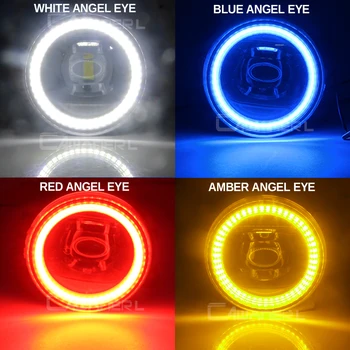2 X Avto LED Luči za Meglo Angel Eye Dnevnih Lučka DRL 12V Za Peugeot 2008 3008 4007 4008 5008 207 307 301 308 408 407 607