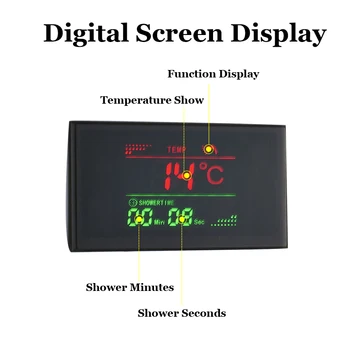 Senlesen Tuš Panel LED Dež Slap Digitalni LCD Zaslon Tuš Stolpec Bide Spray Masažno Kad Tuš Mešalnik Pipo za Vodo