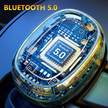 A10 TWS Bluetooth 5.0 Brezžične Hi-fi in-Ear Slušalke z Digitalnim Polnjenje Box