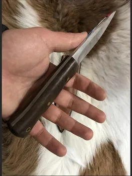 Ročno bushcraft ogledalo svetlobo visoke kakovosti taktično nož prostem lovski nož zunanji obrambni oster nož za kampiranje