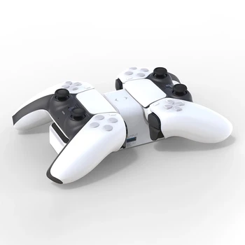 Polnilno Postajo Za PlayStation 5 Krmilnik Dvojno Polnjenje Dock Stojalo Za Sony PS5 Gamepad Polnilnik