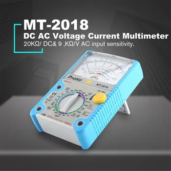 Proskit MT-2017 AC/DC Analognih Graf Kazalec Multimeter Ampermeter Odpornost Kapacitivnost Diode Volt Amp Ohm hFE LED Meter