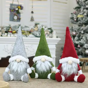QIFU Božič Rudolph Lutka Obesek Vesel Božič Dekor za Dom 2020 Božični Okraski Božič Darilo Novo leto 2021 Navidad Noel
