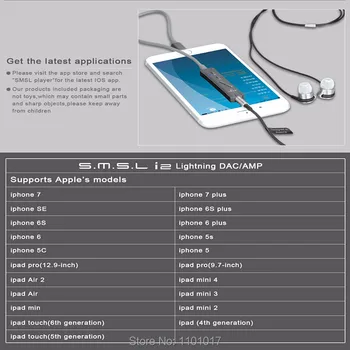 SMSL I2 Hi-Fi Mini Ojačevalnik Prenosni Zvočnik HIFI EXQUIS Priključek za Slušalke DAC Ojačevalnik Vgrajen Mikrofon za IOS