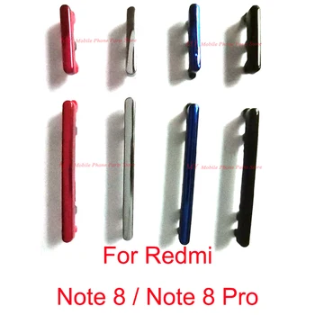50 Kompleti Za Xiaomi Mi Redmi Opomba 8 Pro 8pro Moč Gumbom za Glasnost Strani Tipka ZA Vklop IZKLOP Strani Gumbov Tipka Set Rezervnih Delov