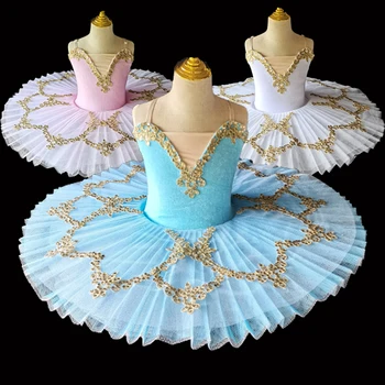 Strokovno Balet Tutu Otroci, Otroci Palačinka Krožnik Tutu Balerina Stranka Obleko Odrasle Ženske, Dekleta Balet Plesne Kostume