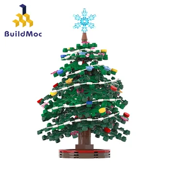 2021new Božično drevo elk darilo bell dekoracijo hat Santa Prijatelji park Zimske Vasi Vlak gradniki Santa Darila Igrače