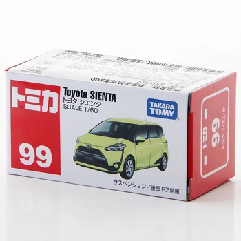 Takara Tomy Tomica 1/60 Toyota Sienta Kovinski Diecast Model Igrača Avto Nove v Škatli #99